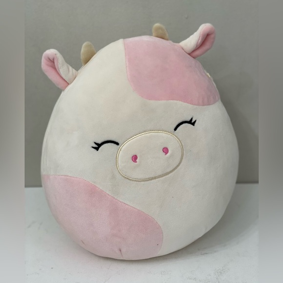 Squishmallows pink Cow, a Caedyn Cow Squishmallows 12 inch by 12 inches - Picture 3 of 3
